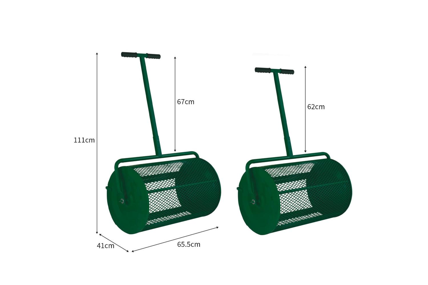 Monstershop 210123 - Compost & Peat Moss Spreader - Green-5