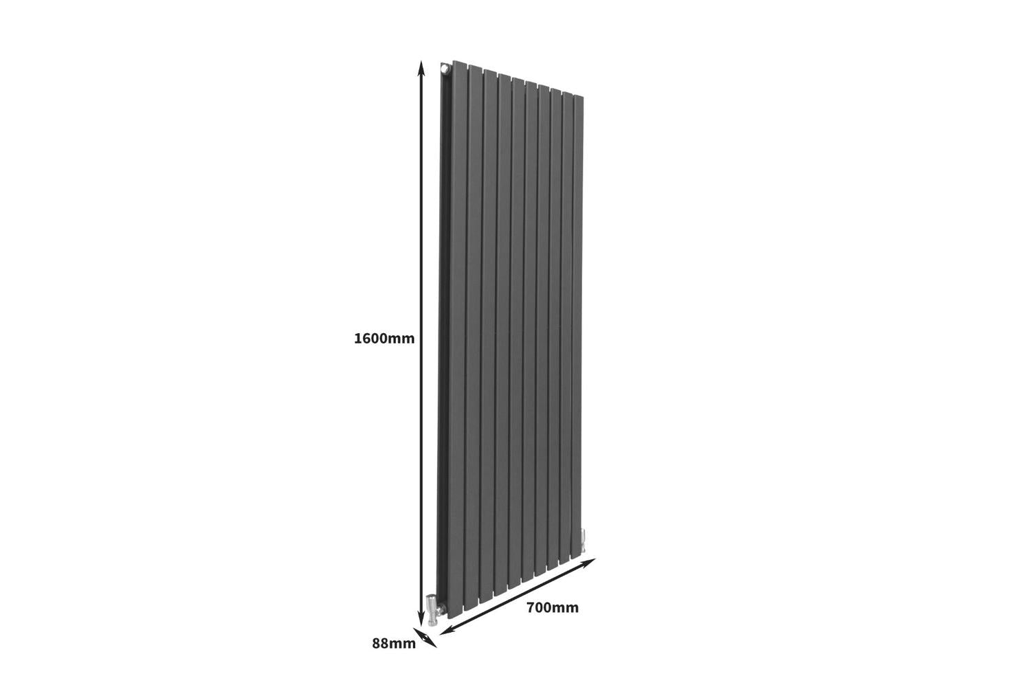 Monstershop 29618 - Designer Flat Panel Radiators Anthracite-8