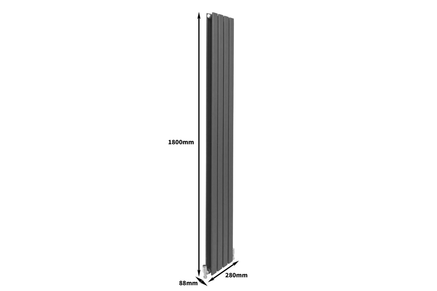 Monstershop 29621 - Designer Flat Panel Radiators Anthracite-8