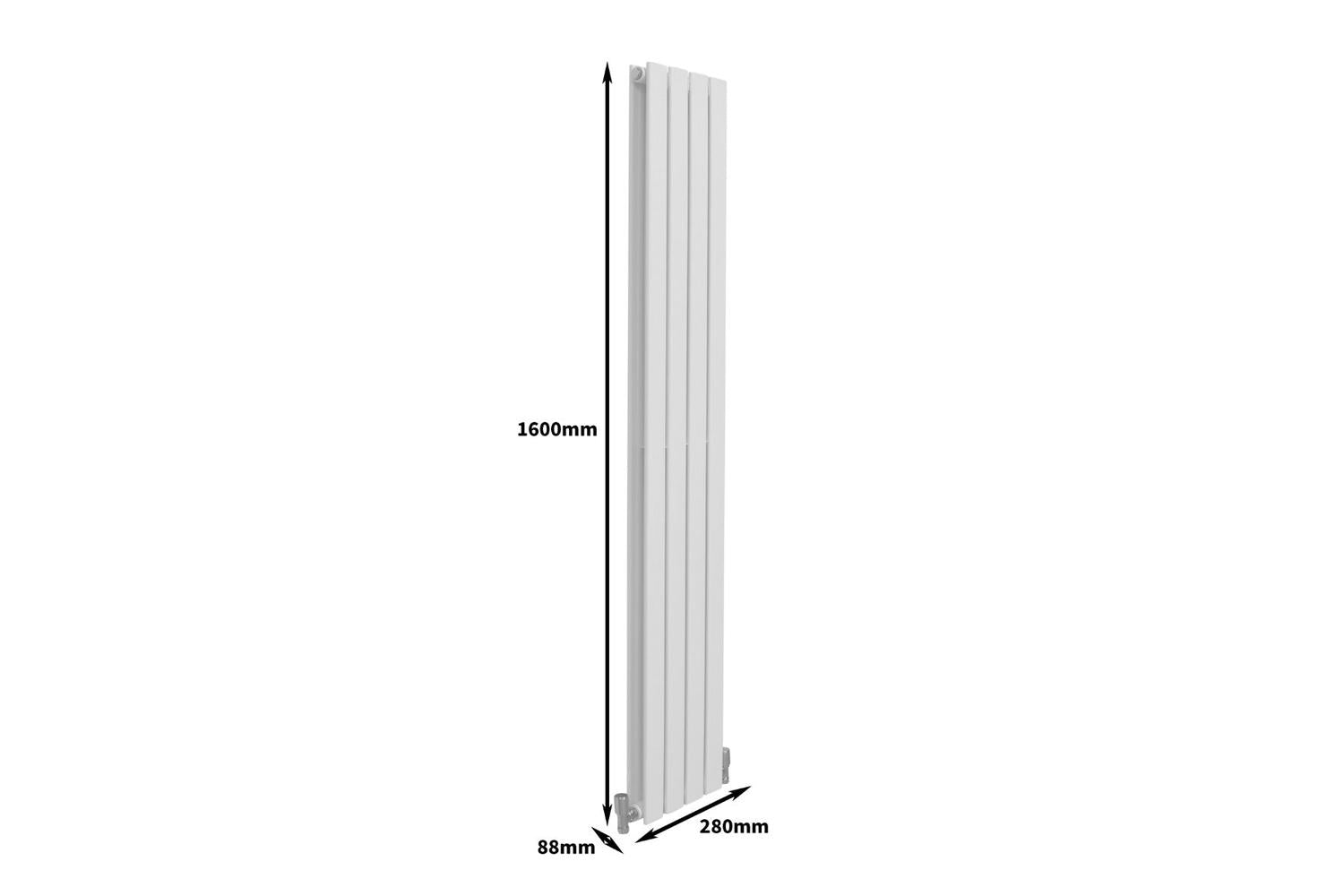 Monstershop 29610 - Designer Flat Panel Radiators Gloss Whit-8