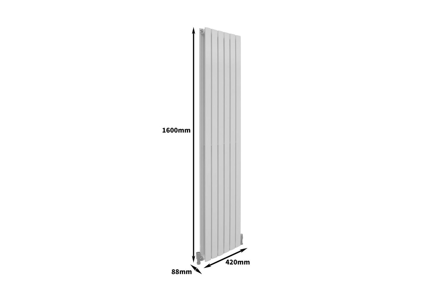 Monstershop 29613 - Designer Flat Panel Radiators Gloss Whit-8