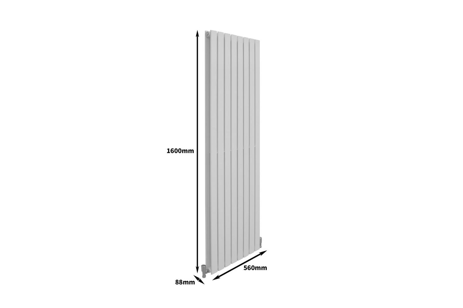 Monstershop 29616 - Designer Flat Panel Radiators Gloss Whit-8