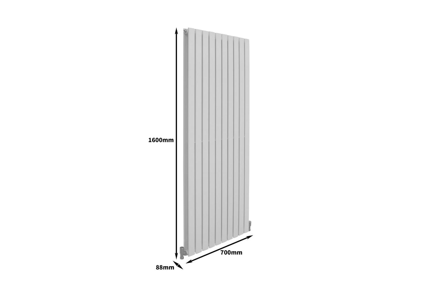 Monstershop 29619 - Designer Flat Panel Radiators Gloss Whit-8