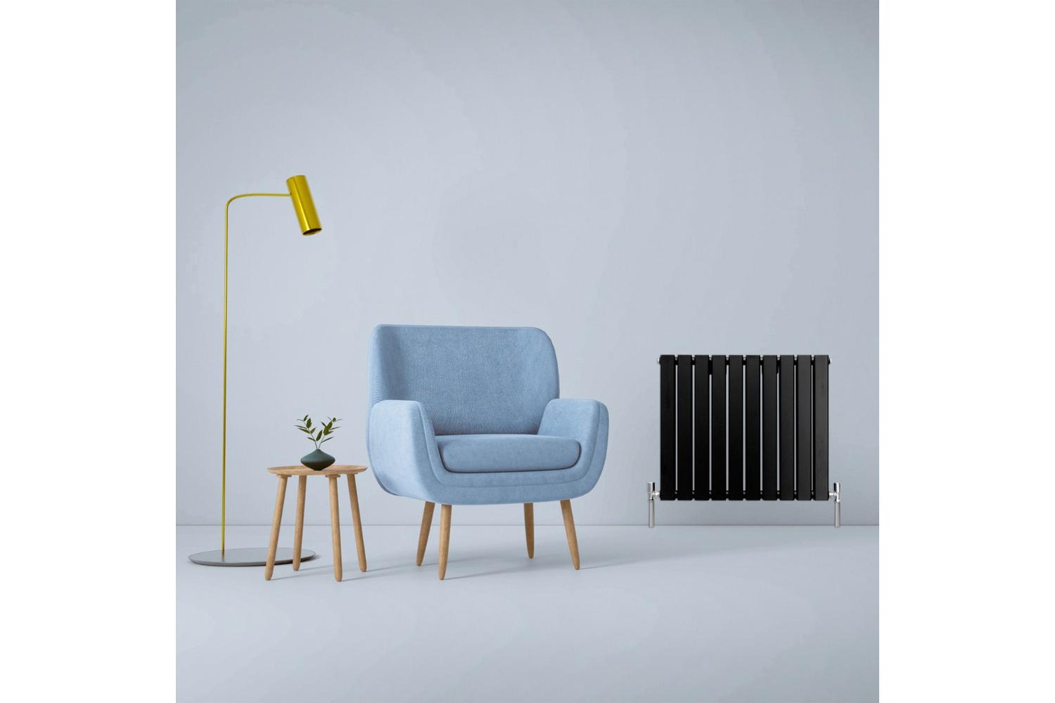 Monstershop 29599 - Designer Flat Panel Radiators Matte Blac-2