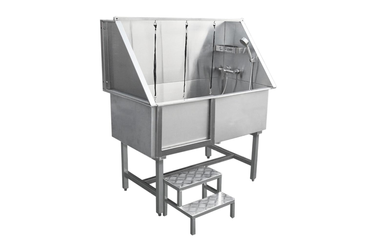 Monstershop 26256 - Dog Grooming Bath Steel Pet Wash Station-4