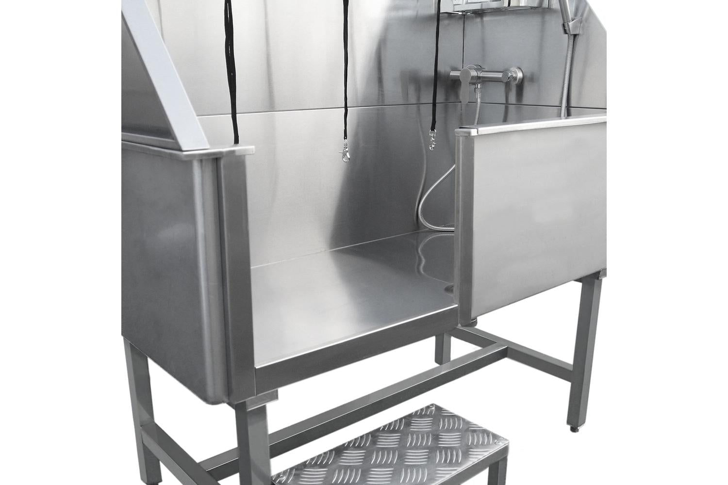 Monstershop 26256 - Dog Grooming Bath Steel Pet Wash Station-6