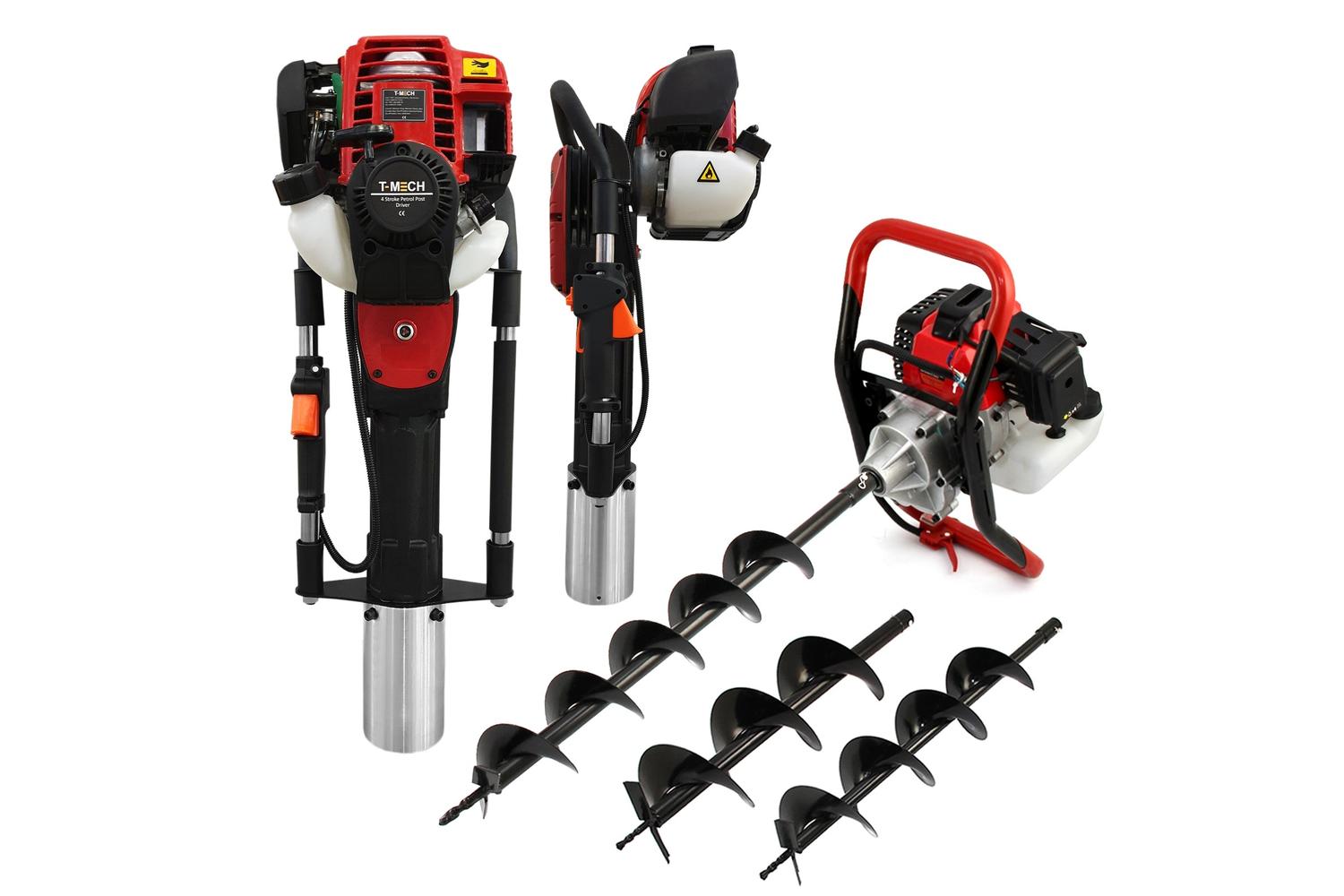 Monstershop 25870 - Earth Auger And 4 Stroke Post Driver