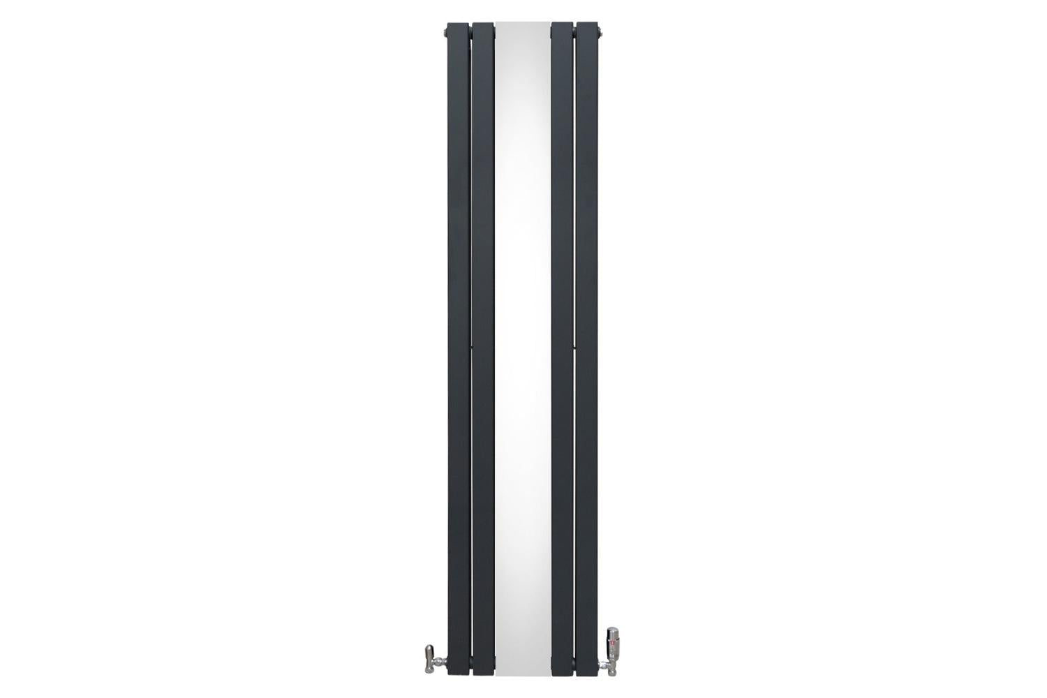 Monstershop 10870 - Flat Mirror Radiator & Valves - 1800mm X-2