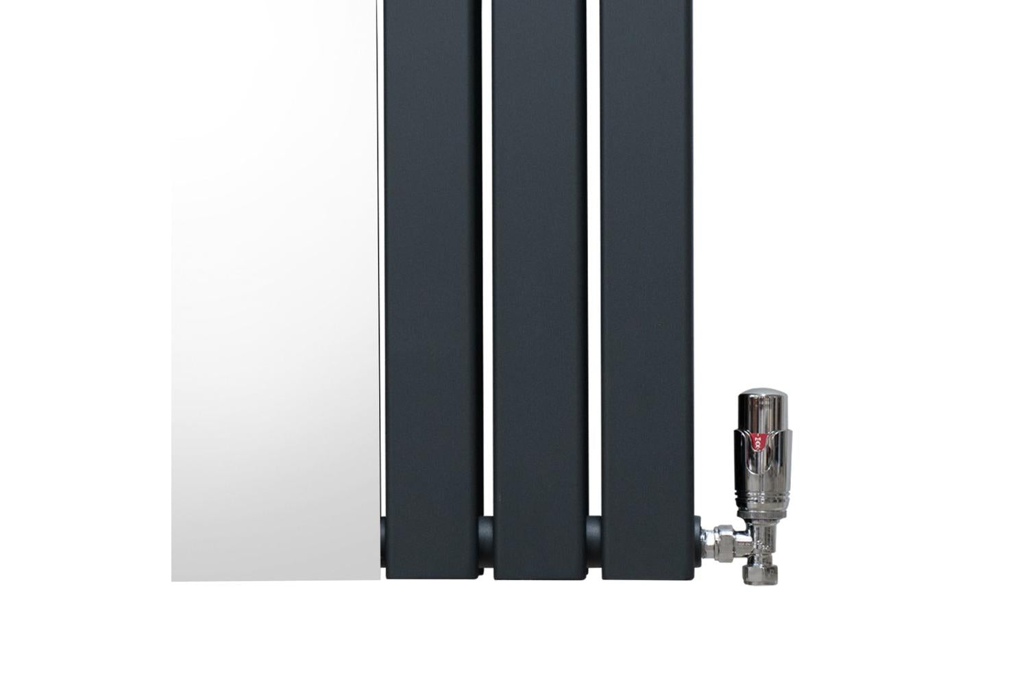 Monstershop 10870 - Flat Mirror Radiator & Valves - 1800mm X-7
