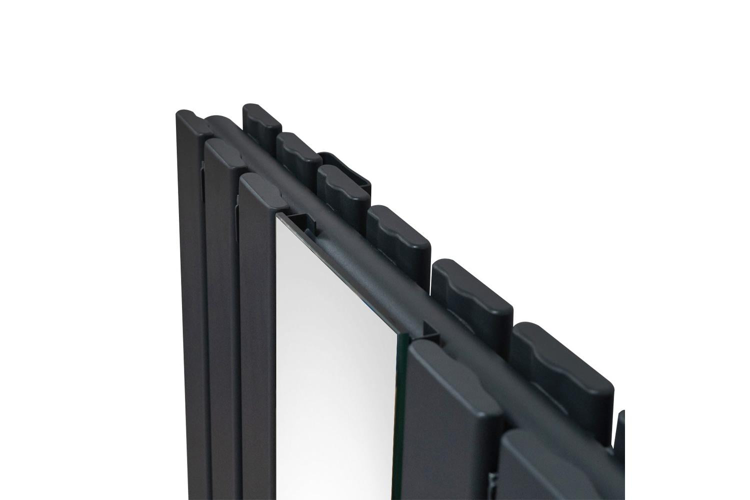 Monstershop 10870 - Flat Mirror Radiator & Valves - 1800mm X-8