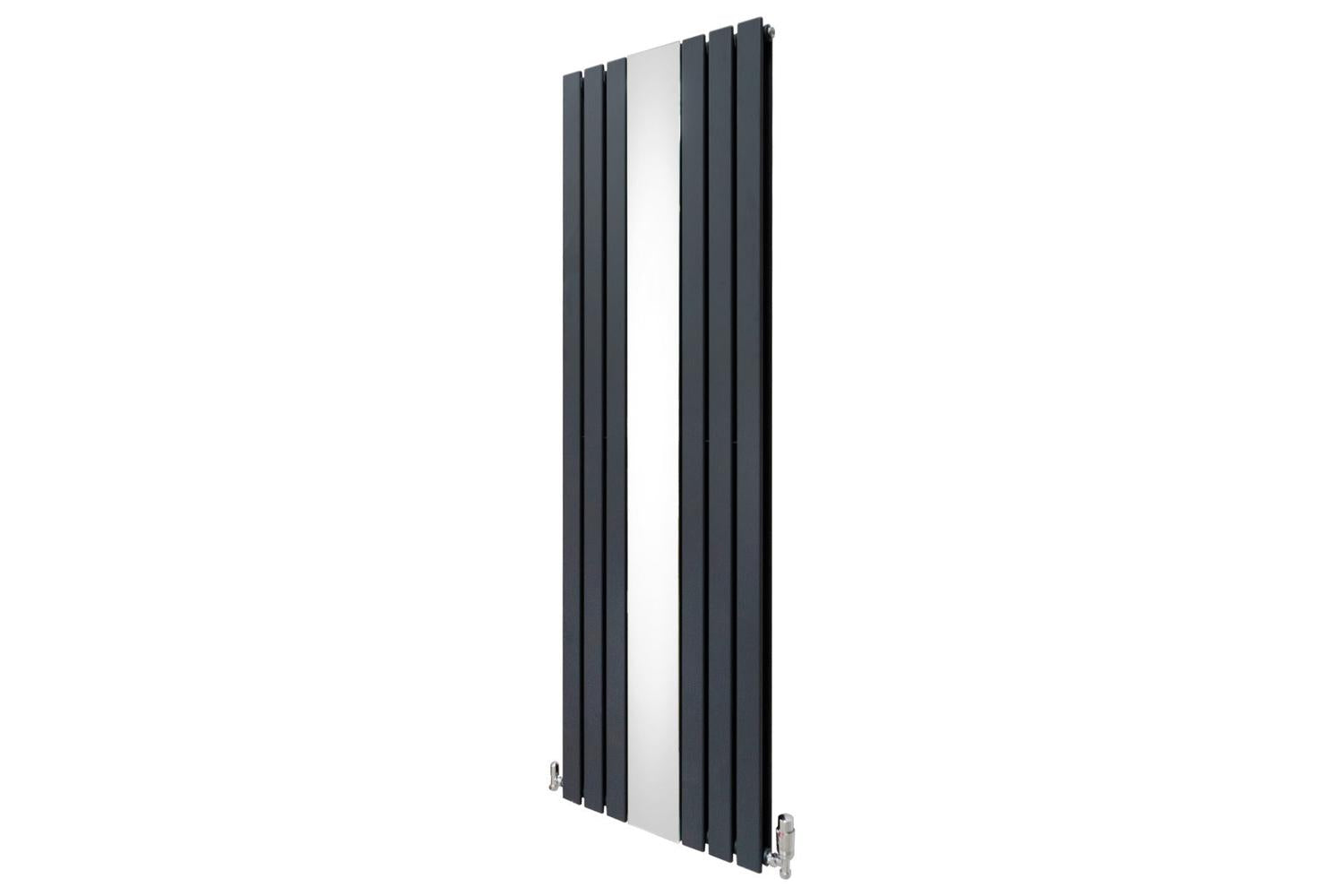 Monstershop 10873 - Flat Mirror Radiator & Valves - 1800mm X-2