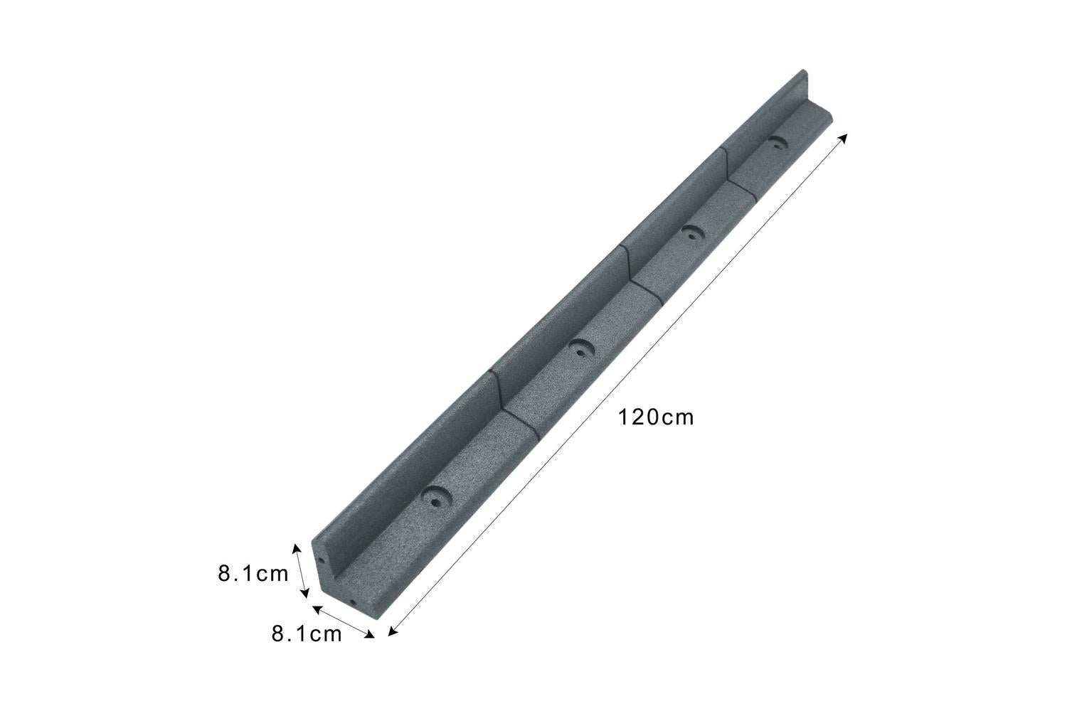 Monstershop 27029 - Flexible Lawn Edging Grey 1.2m X 4-5