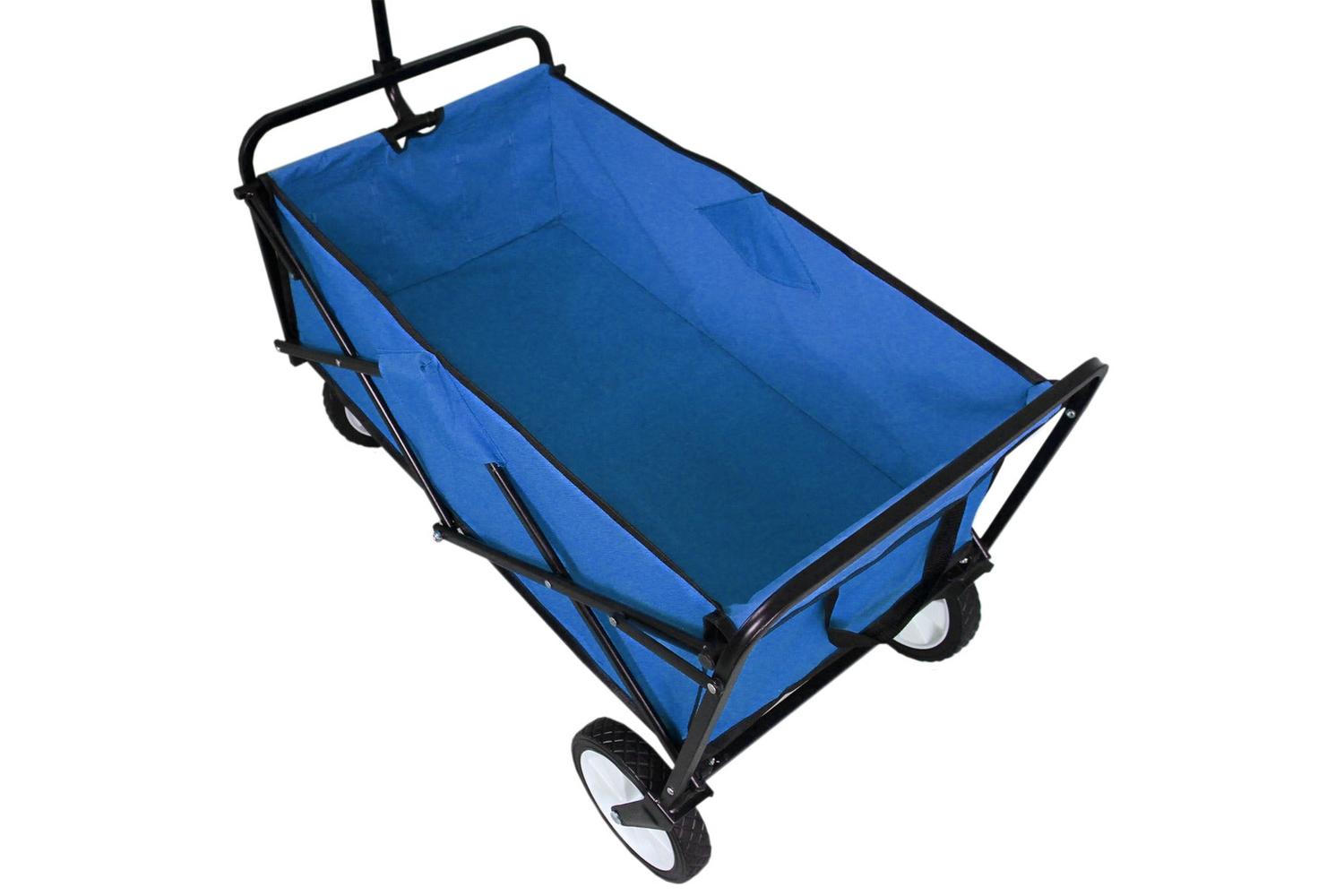 Monstershop 28430 - Foldable Garden Cart - Blue-4