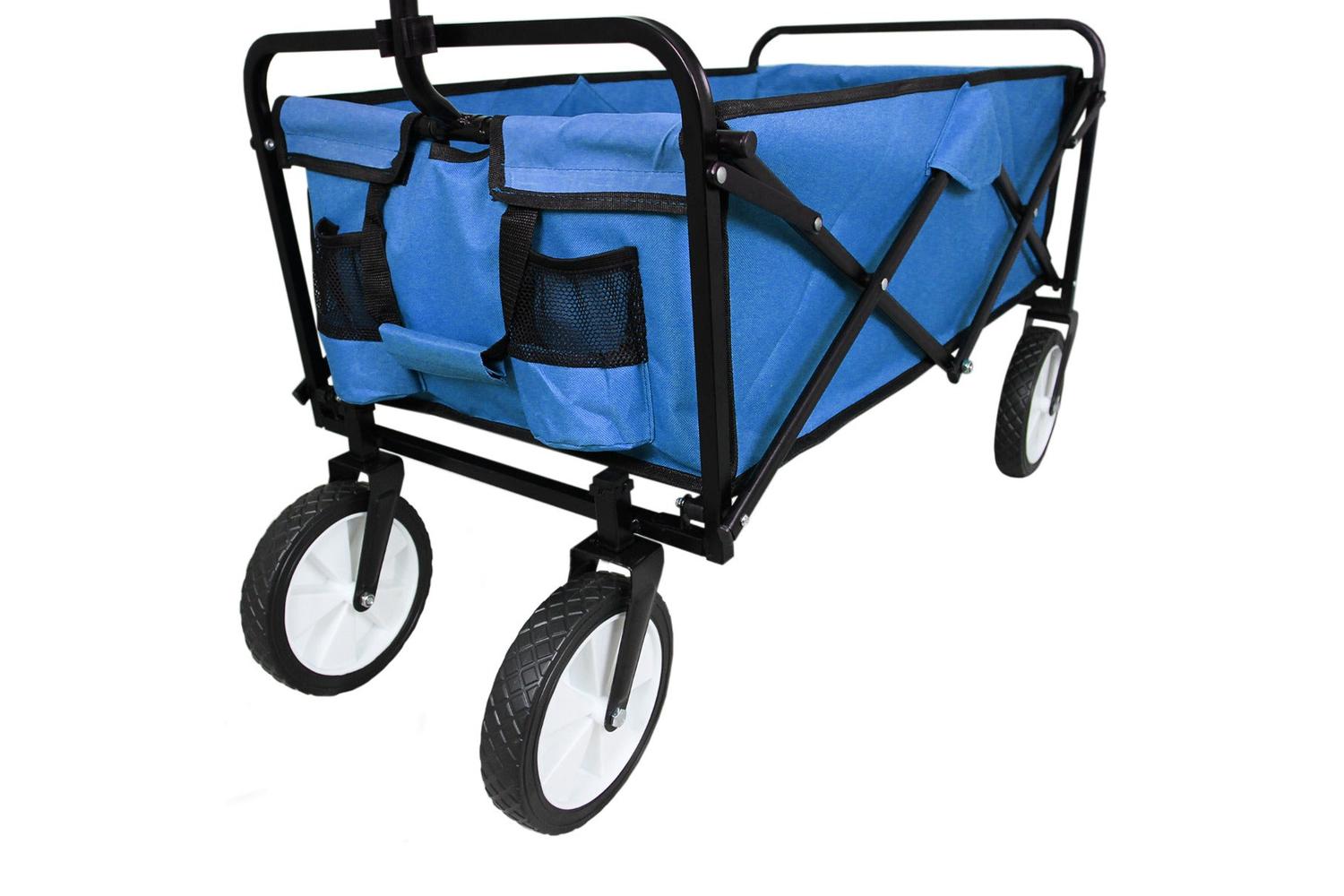 Monstershop 28430 - Foldable Garden Cart - Blue-5