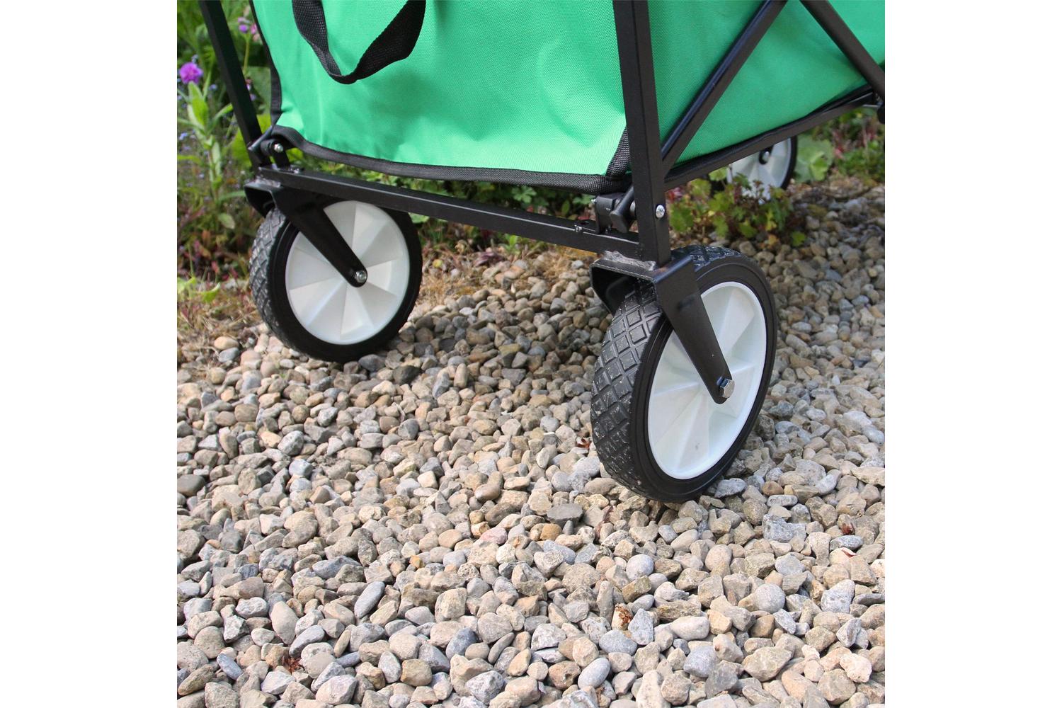 Monstershop 25249 - Foldable Garden Cart Green-7