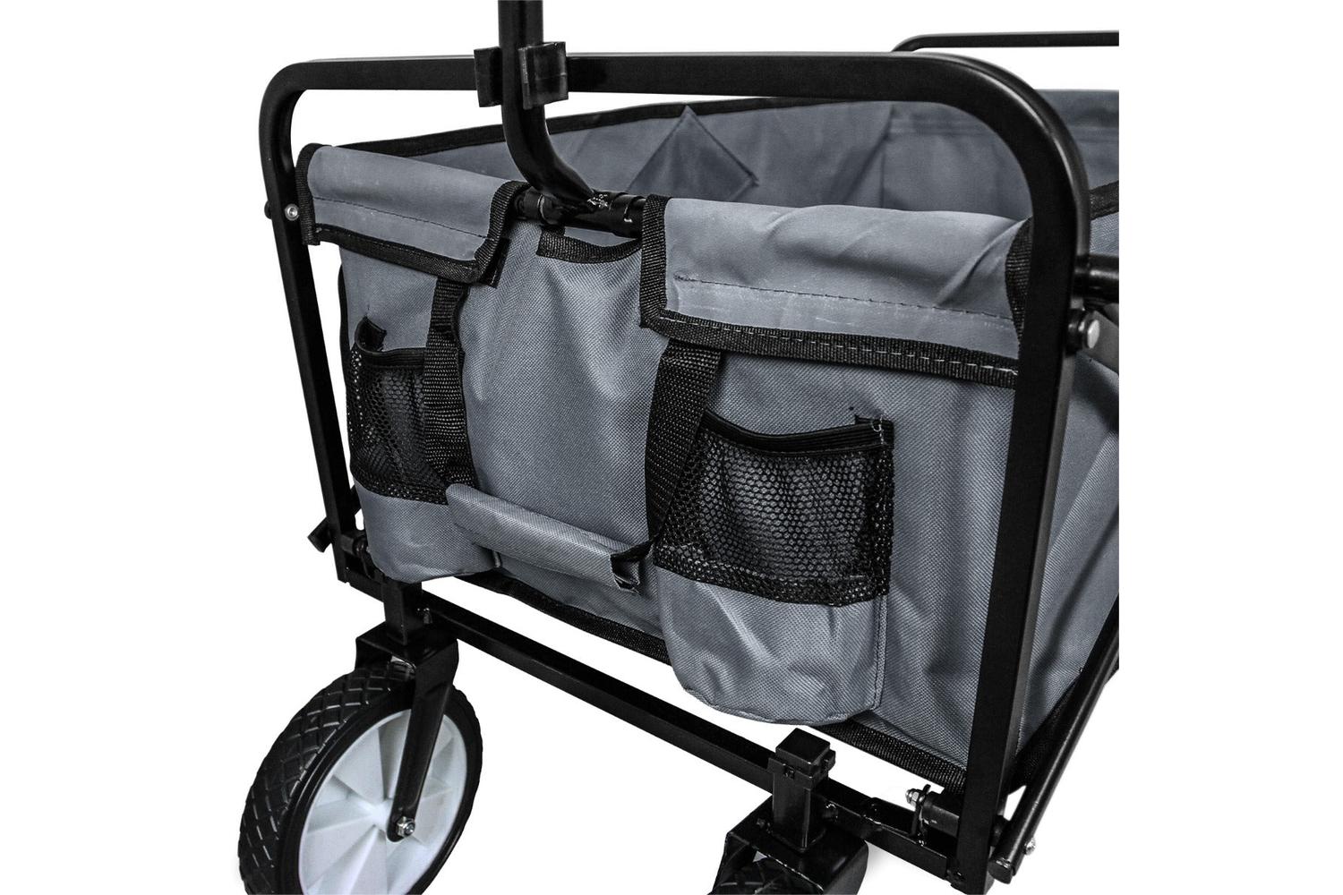 Monstershop 28431 - Foldable Garden Cart Grey-5