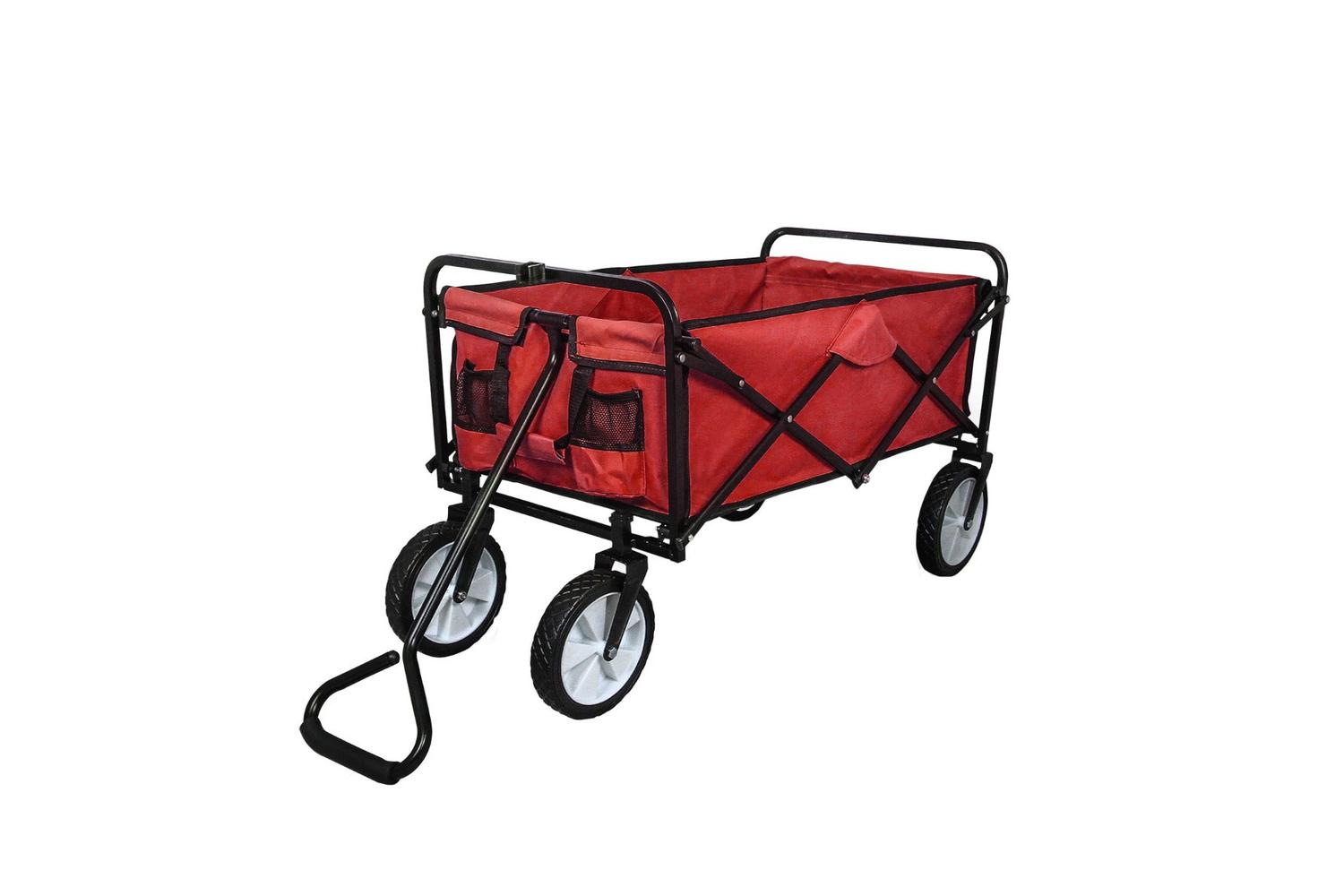 Monstershop 28429 - Foldable Garden Cart Red-6