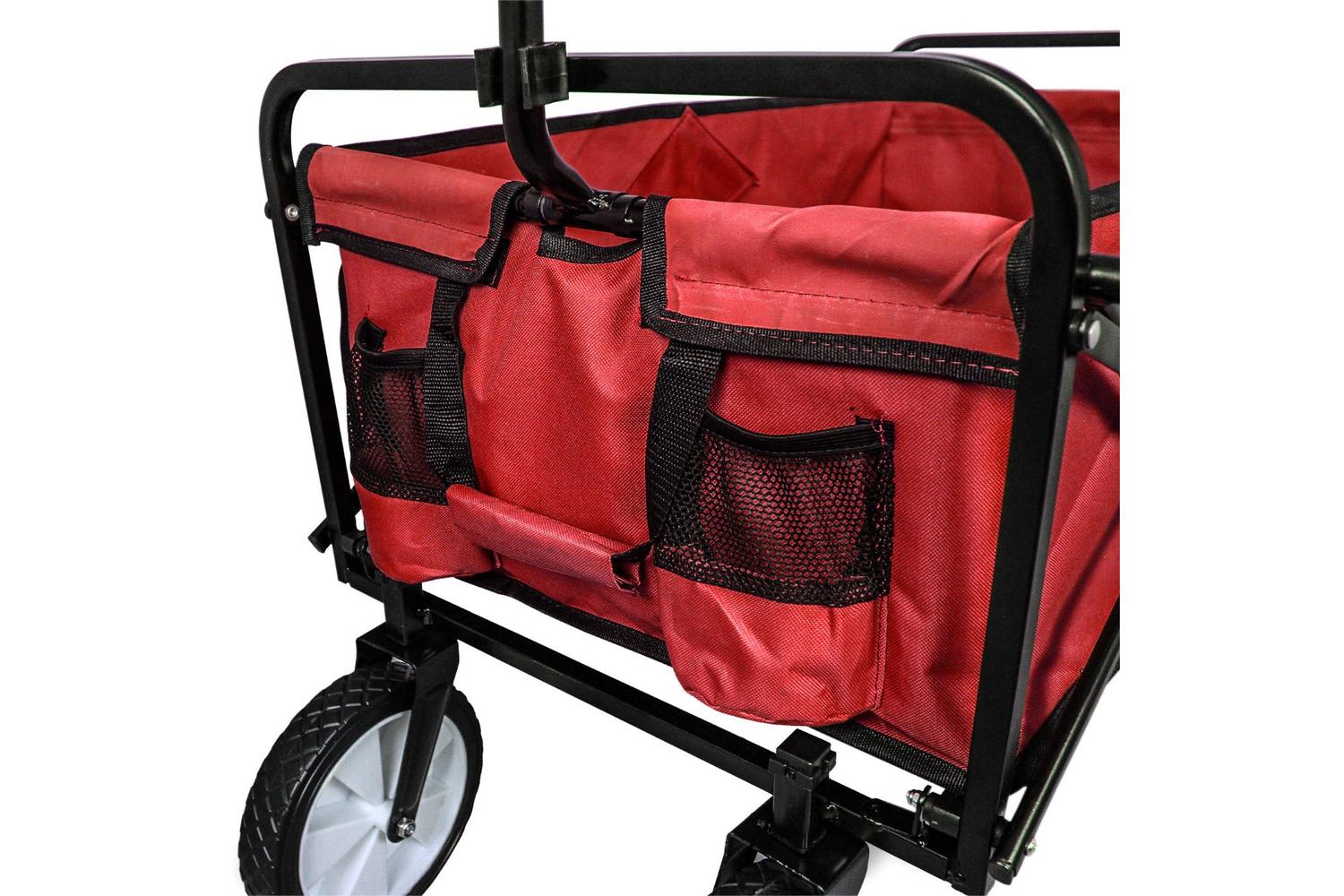 Monstershop 28429 - Foldable Garden Cart Red-8