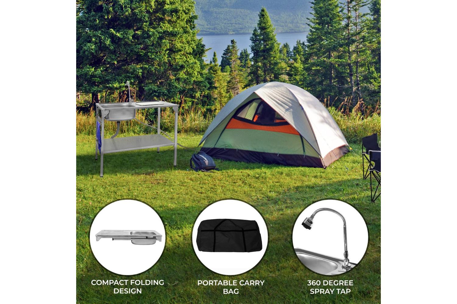 Monstershop 212859 - Folding Camping Sink-2