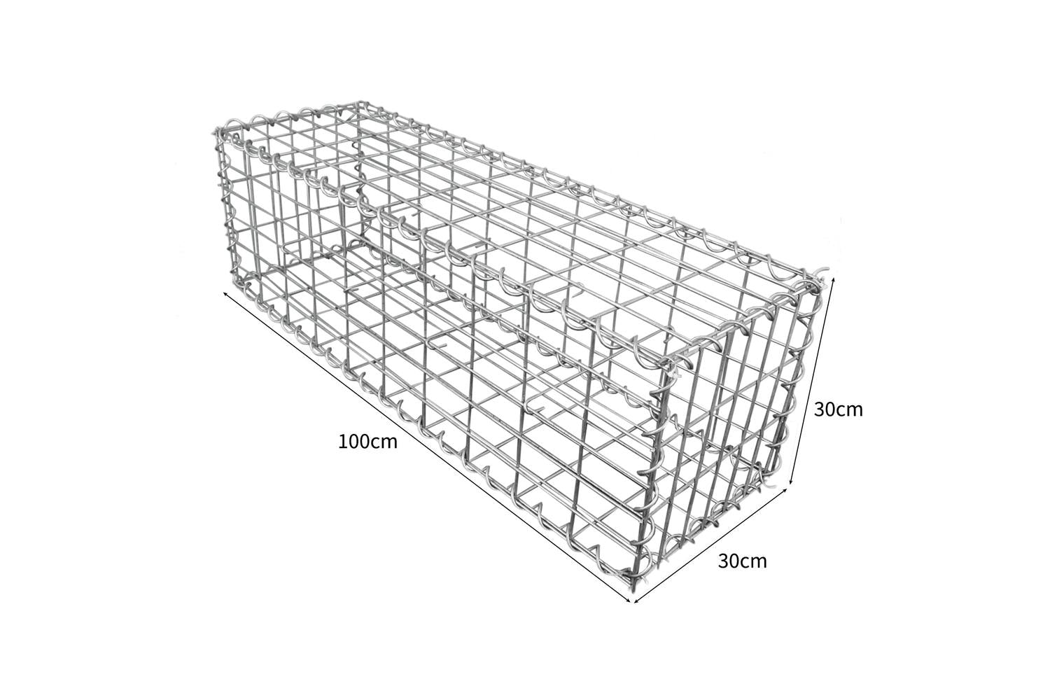 Monstershop 24961 - Gabion Baskets 100 X 30 X 30cm / 3 Pack-4