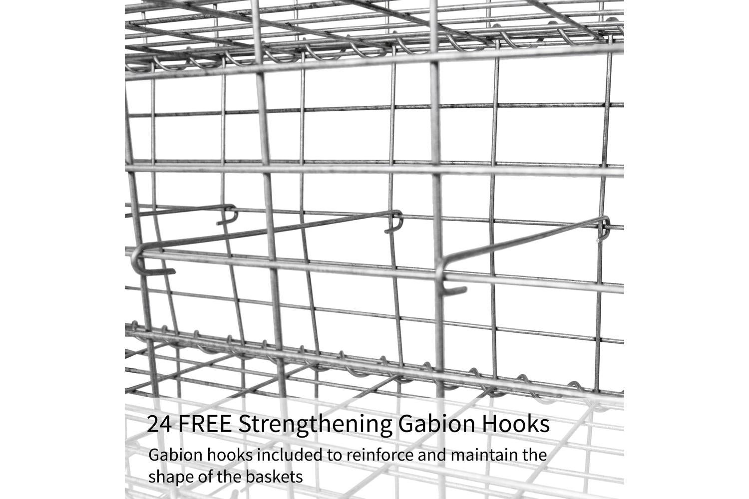 Monstershop 25306 - Gabion Baskets 100 X 50 X 30cm / 6 Pack-5