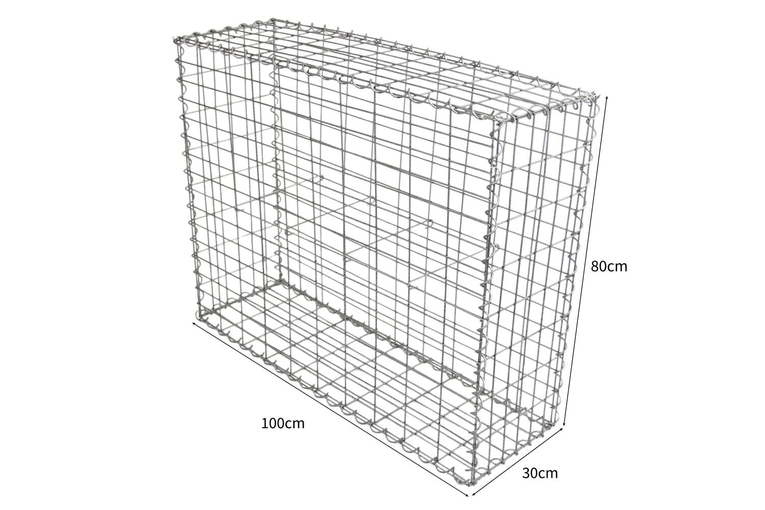 Monstershop 24963 - Gabion Baskets 100 X 80 X 30cm / 2 Pack-5