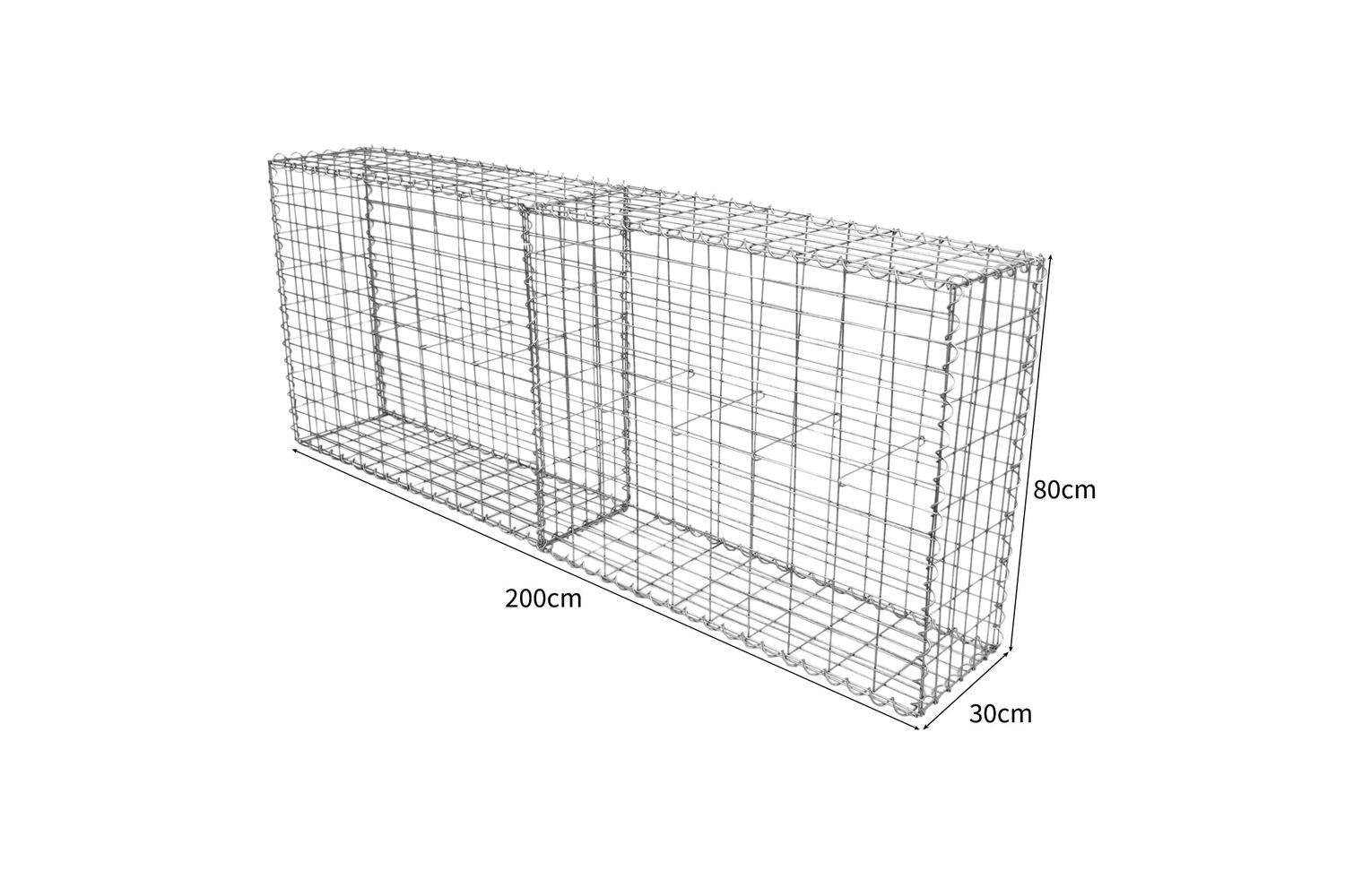 Monstershop 24963 - Gabion Baskets 100 X 80 X 30cm / 2 Pack-7