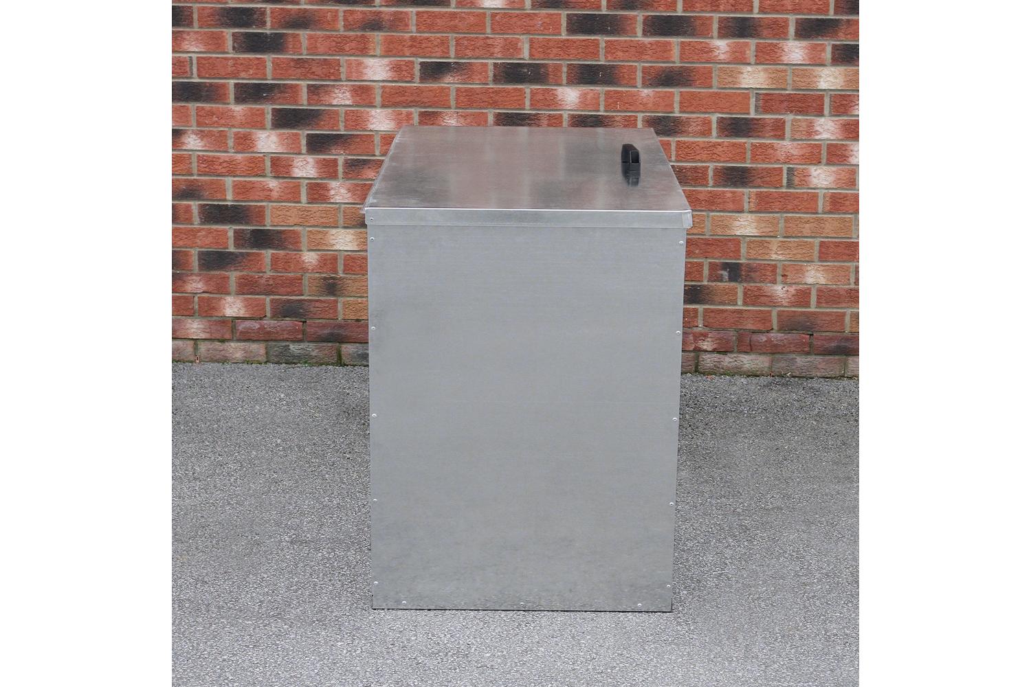 Monstershop 26925 - Galvanised Feed Store 1 Compartment-7