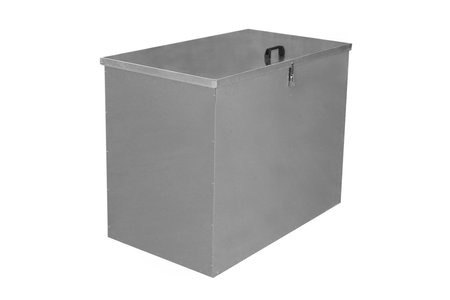 Monstershop 26926 - Galvanised Feed Store 2 Compartments