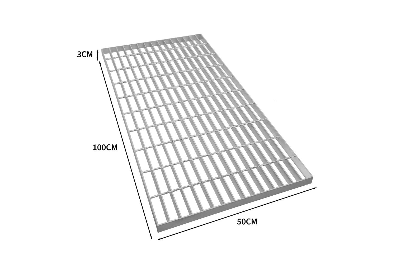 Monstershop 211378 - Galvanised Grating - 1000mm X 500mm-3