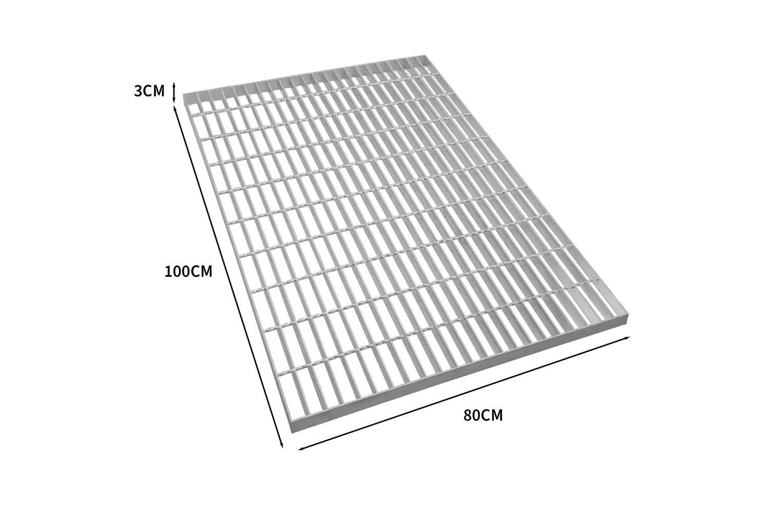 Monstershop 211372 - Galvanised Grating - 1000mm X 800mm-3
