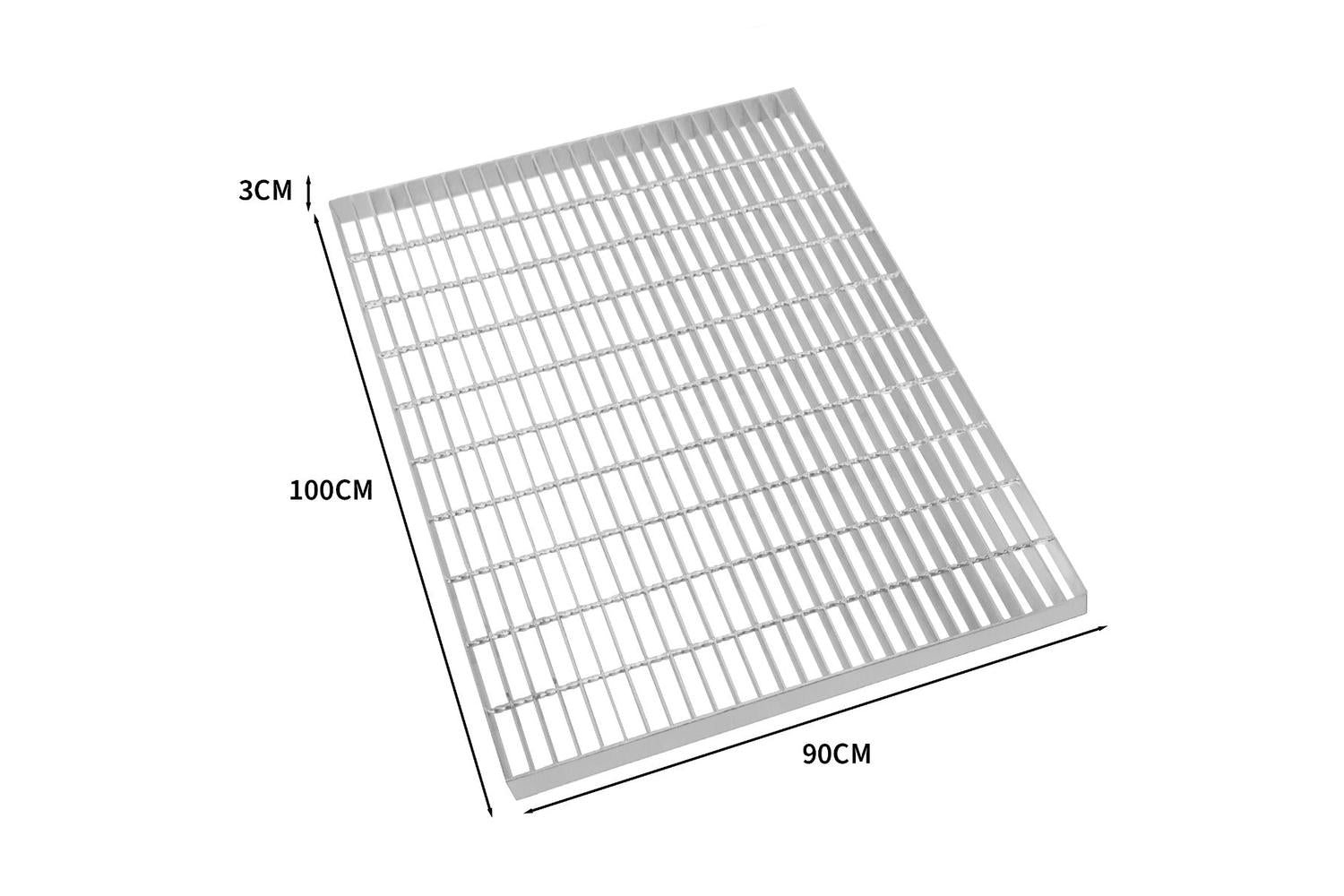 Monstershop 211371 - Galvanised Grating - 1000mm X 900mm-3