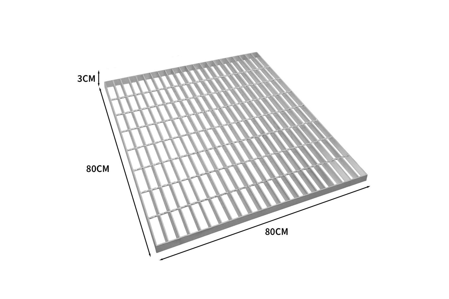 Monstershop 211379 - Galvanised Grating - 800mm X 800mm-3