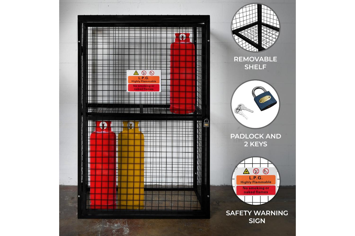 Monstershop 211877 - Gas Bottle Collapsible Mesh Cage  18-2