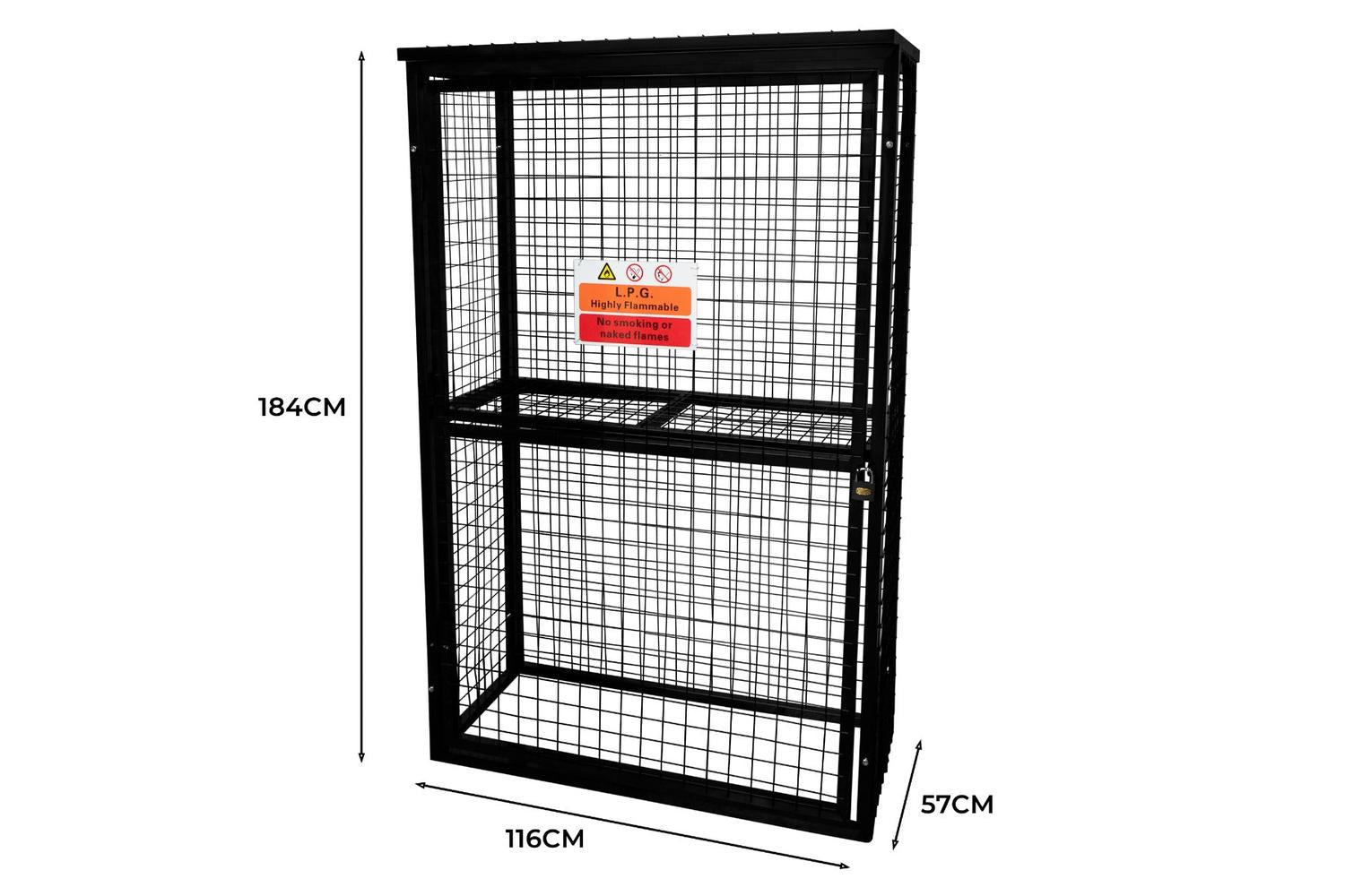 Monstershop 211877 - Gas Bottle Collapsible Mesh Cage  18-5