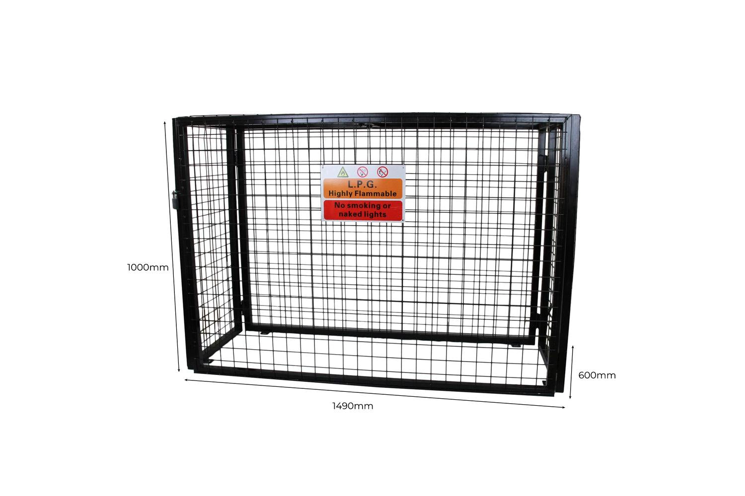 Monstershop 24303 - Gas Bottle Mesh Cage 1000mm-6
