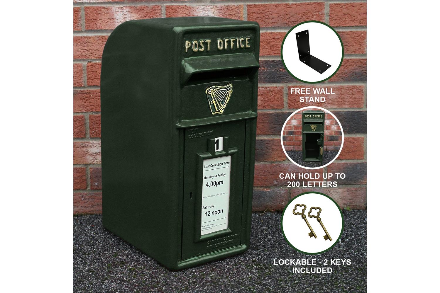 Monstershop 27176 - Green Irish Post Box-4