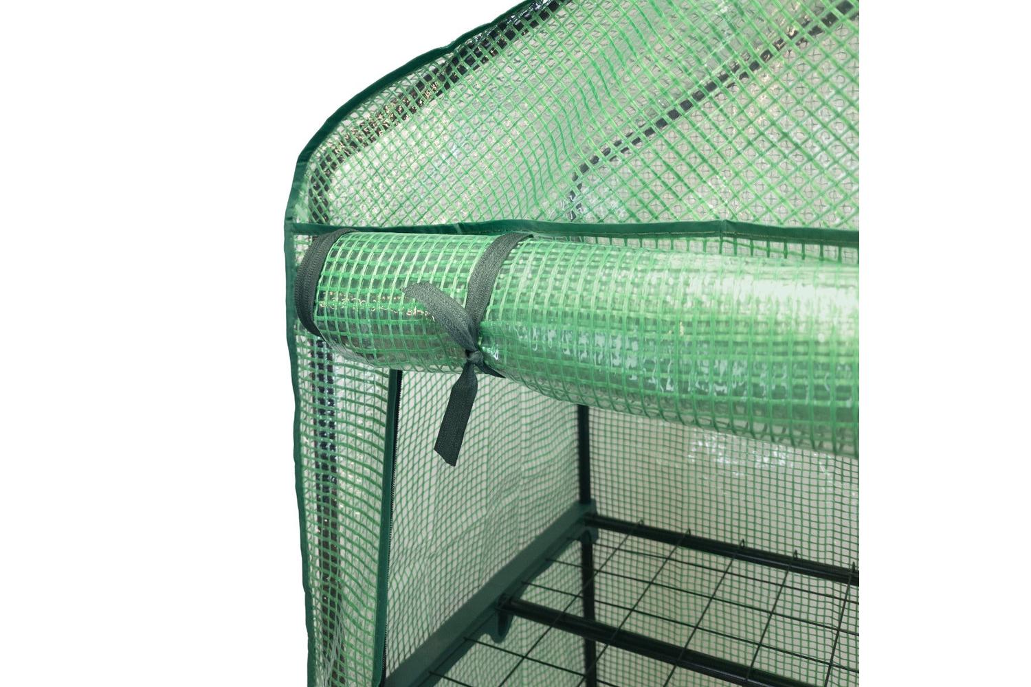 Monstershop 27058 - Greenhouse 4 Tier With Pe Cover-4