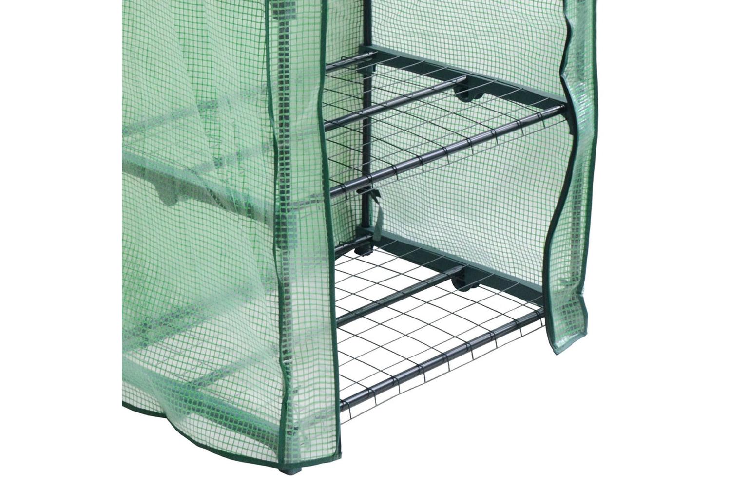 Monstershop 27058 - Greenhouse 4 Tier With Pe Cover-5
