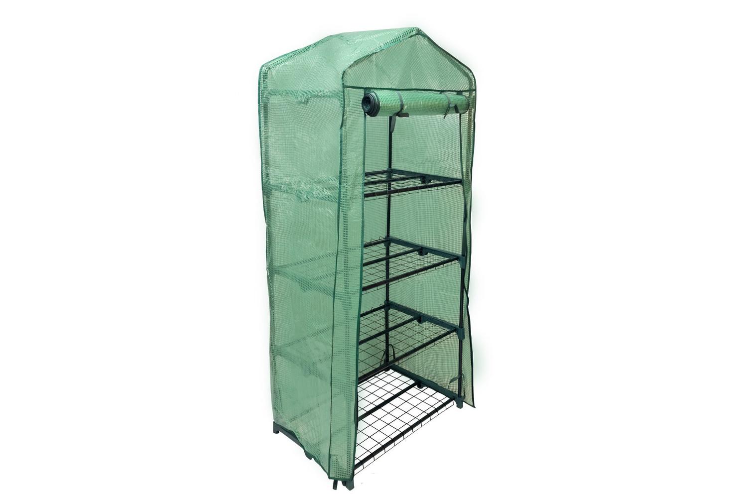 Monstershop 27058 - Greenhouse 4 Tier With Pe Cover-7