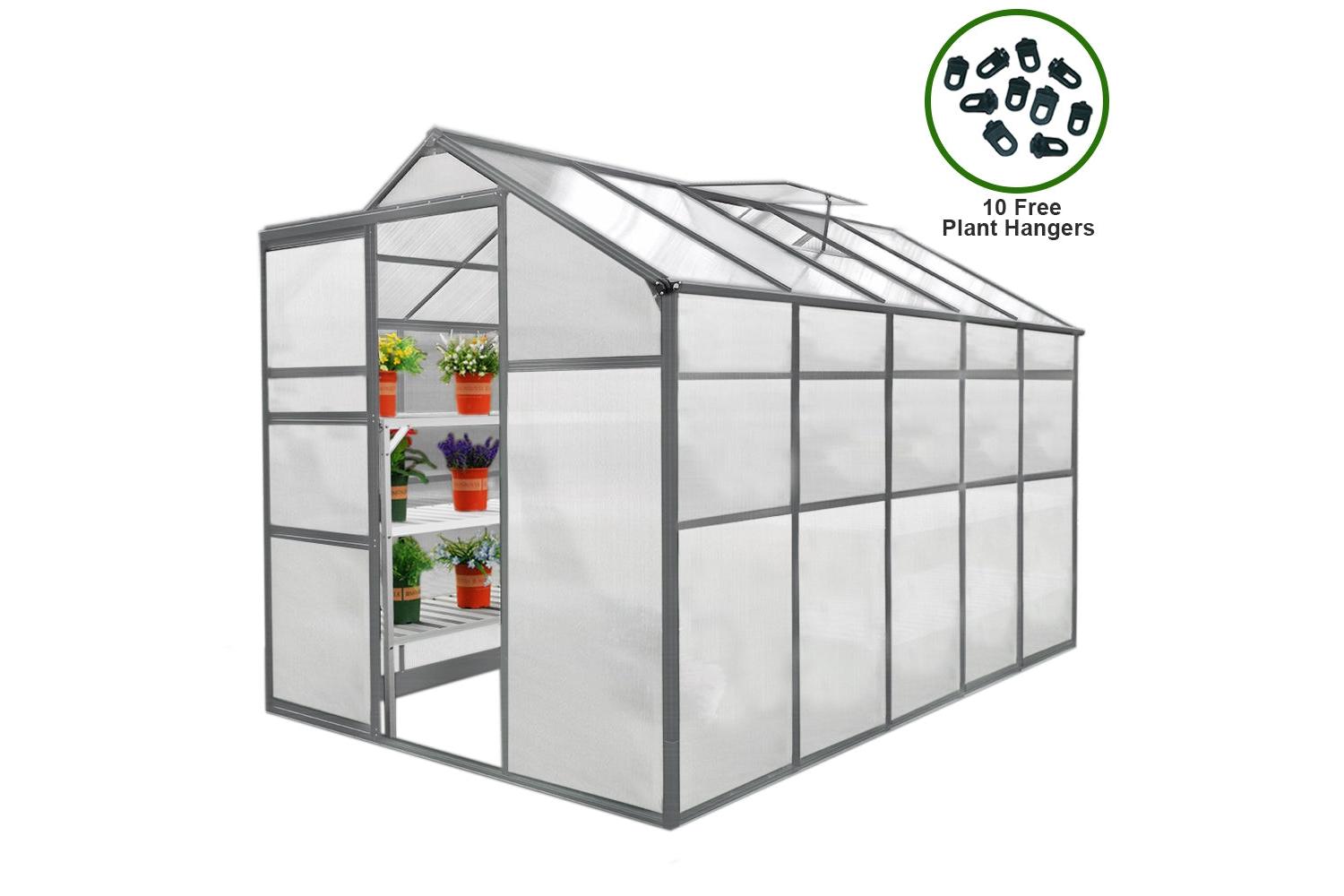 Monstershop 25941 - Greenhouse 6ft X 10ft-2