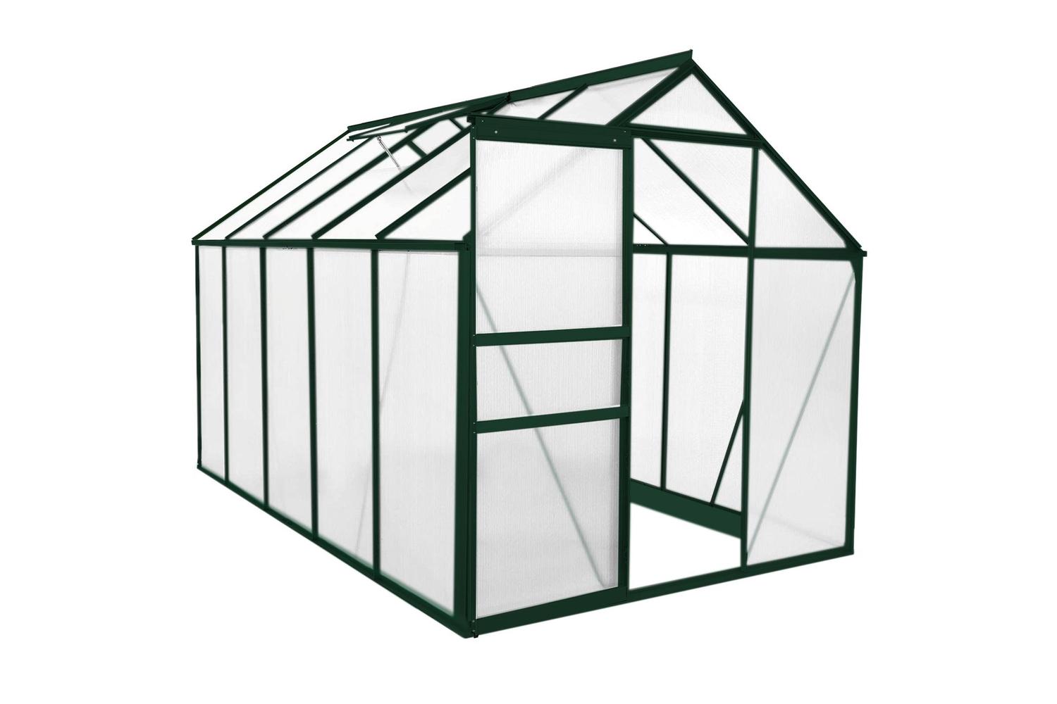 Monstershop 26639 - Greenhouse 6ft X 10ft (green) & Racking