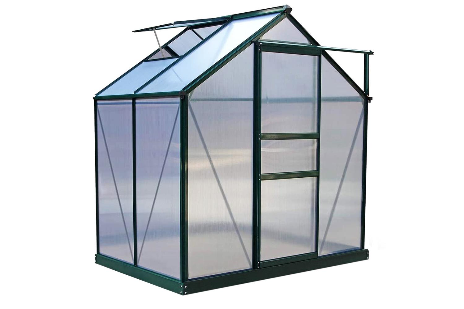 Monstershop 26625 - Greenhouse 6ft X 4ft (green) With Base &