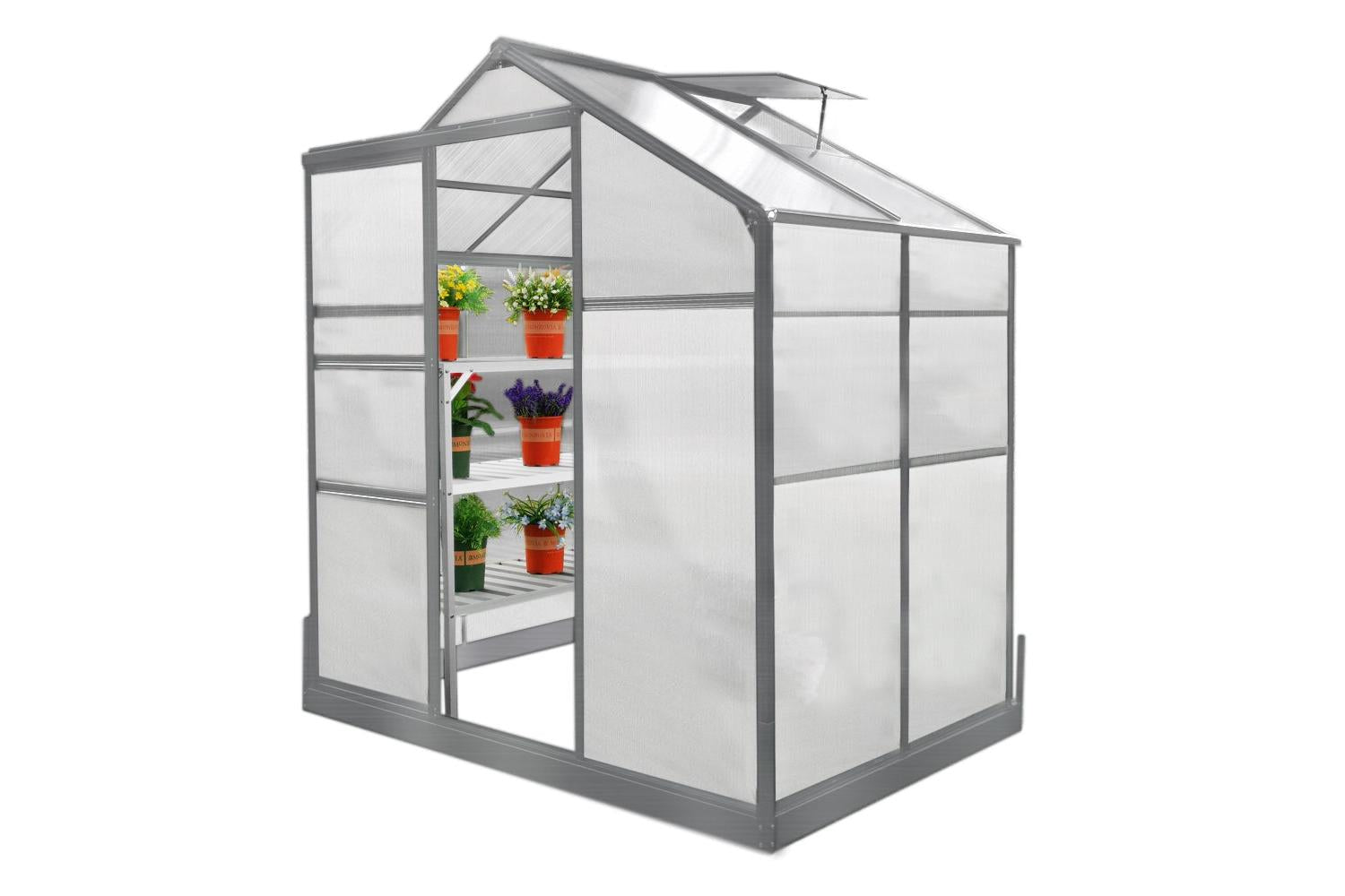 Monstershop 25913 - Greenhouse 6ft X 4ft With Base