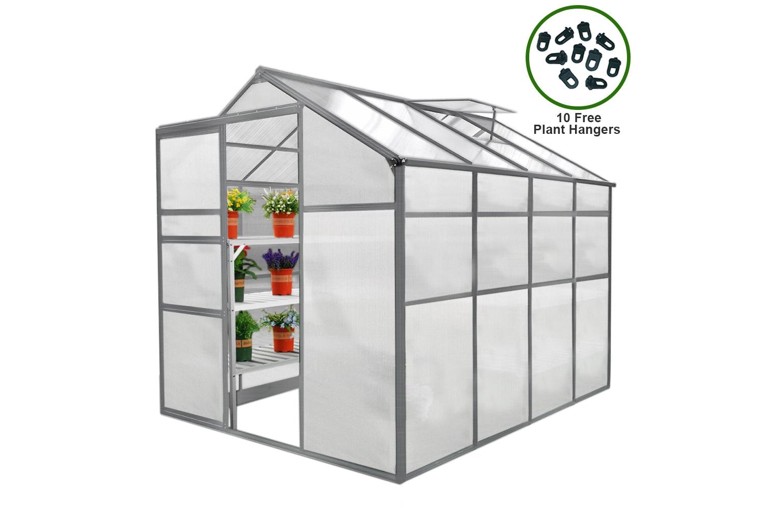 Monstershop 25937 - Greenhouse 6ft X 8ft-2