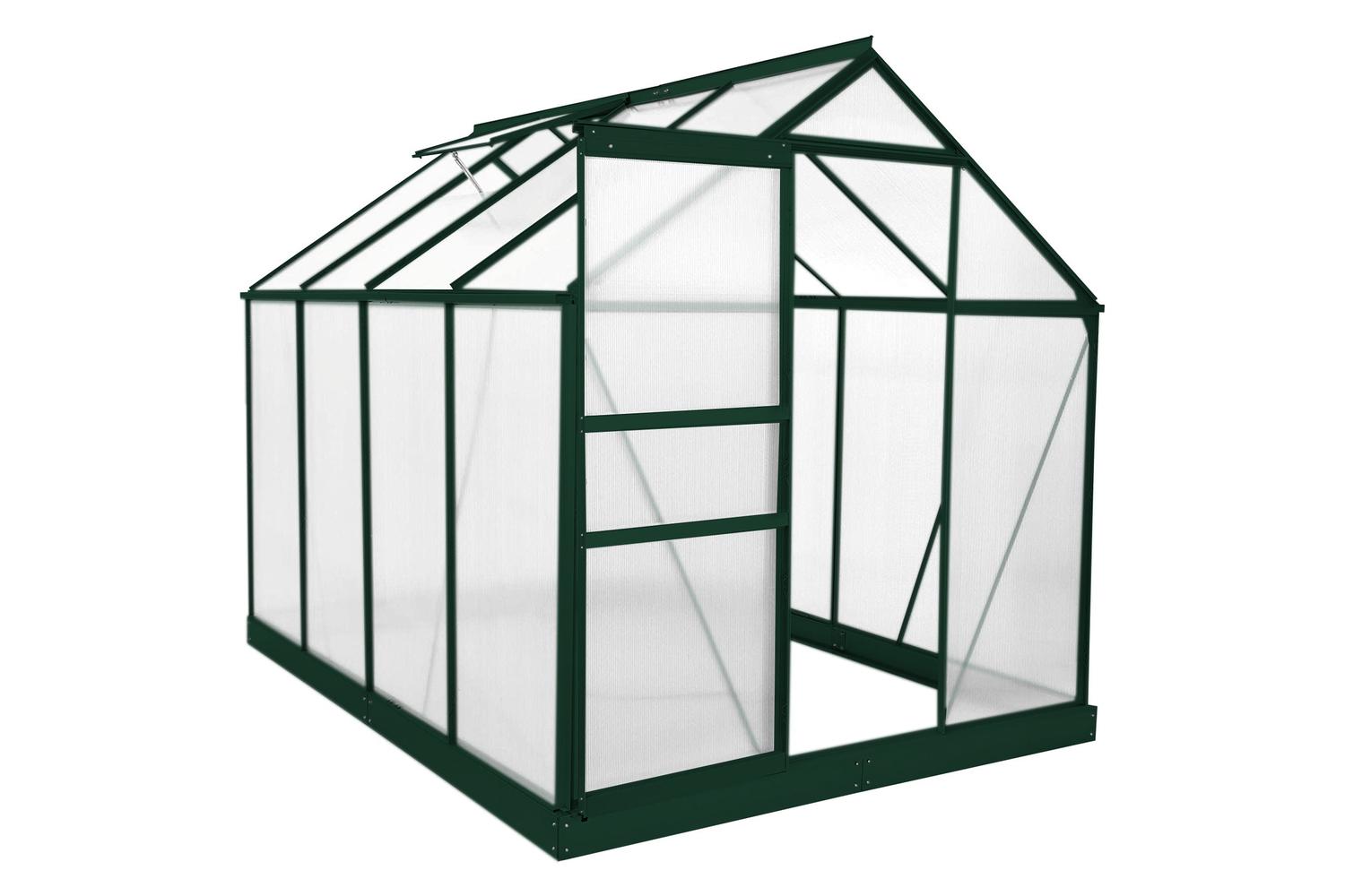 Monstershop 26629 - Greenhouse 6ft X 8ft (green) With Base &