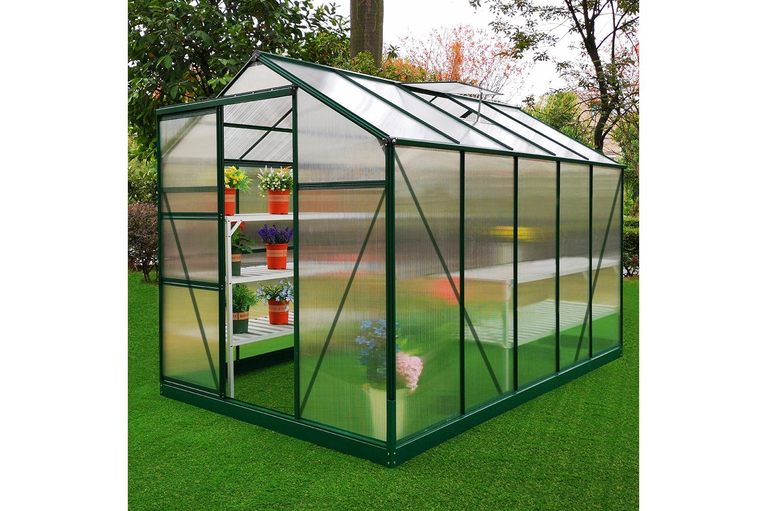 Monstershop 26538 - Greenhouse Polycarbonate 6ft X 10ft With-2