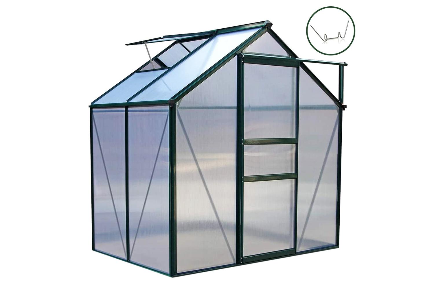 Monstershop 26540 - Greenhouse Polycarbonate 6ft X 4ft (gree-2