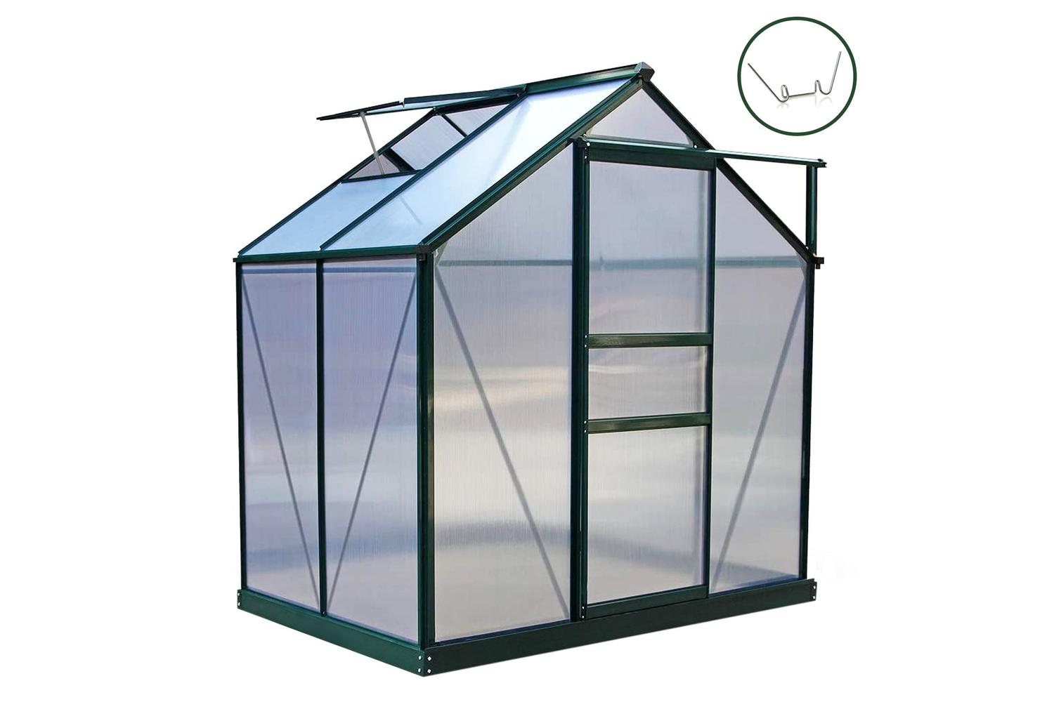 Monstershop 26532 - Greenhouse Polycarbonate 6ft X 4ft With-2