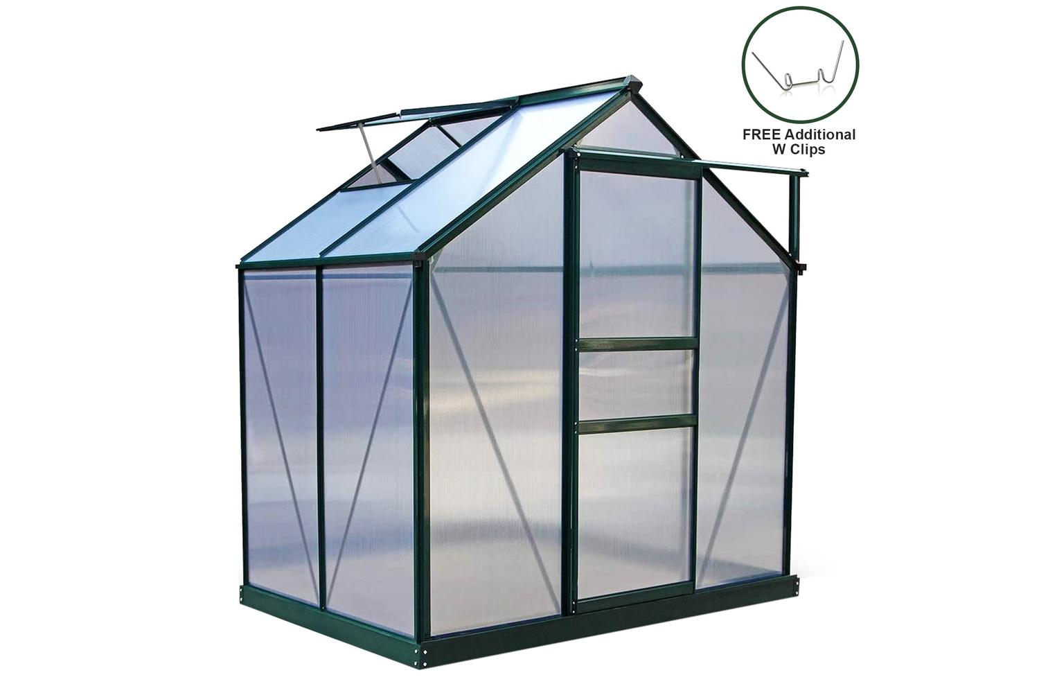 Monstershop 26532 - Greenhouse Polycarbonate 6ft X 4ft With-5